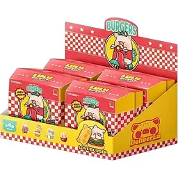 Колекційна фігурка 10/10 Toys LuLu the Piggy серія Burger Express Movable Series blind box (LULU1310) - мініатюра 3