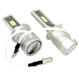 Комплект світлодіодних ламп Guarand V12X H3 CSP 5500k 6000Lm 40w 12-24v - мініатюра 3