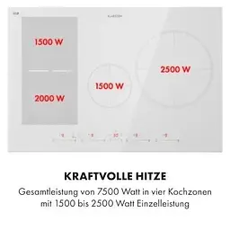 Індукційна плита Klarstein Delicatessa 77 Hybrid 7000W (10035199) - мініатюра 2