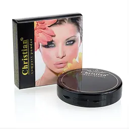 Пудра для обличчя Christian Compat Powder Black DM-406 No 02 Світло-бежевий