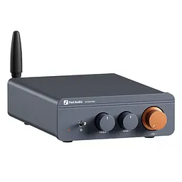 Підсилювач звуку Fosi Audio BT20A Pro blue + блок живлення 32V Bluetooth 5.0, 2x300W