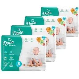 Підгузки Dada Extra Soft 5 Junior (11-25 кг) 4 упаковки по 39 шт 156 шт (4820174989569)