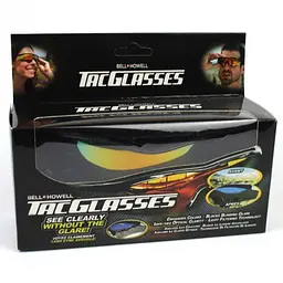 Окуляри сонцезахисні антивідблиски для водіїв та спорту Tag Glasses райдужні - мініатюра 3