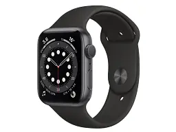 Смарт-годинник Apple Watch Series 6 GPS 44mm Space Gray Aluminum Case w. Black Sport B. (M00H3)
