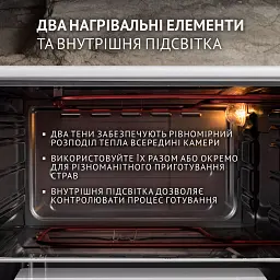 Електрична піч Perfelli CLASSIC 37 WHITE - мініатюра 4