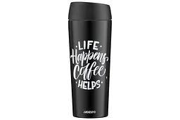 Термокухоль Ardesto Coffee Time 450 мл Чорний AR2645BC