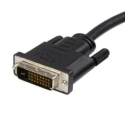 Кабель DisplayPort M-DVI-D 25 M, 1.8 м, чорний - мініатюра 4
