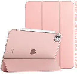 Чохол до планшета BeCover Tri Fold Hard Apple iPad Pro 11" M4 2024 Pink (711728)