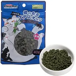 Ласощі для котів CattyMan Hairball Care Bonito&Tuna Bits виведення шерсті шматочки макрель тунець 40 г