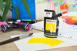 Акрилова фарба Sennelier Abstract, 500 мл, Основний жовтий (Primary Yellow) - мініатюра 4