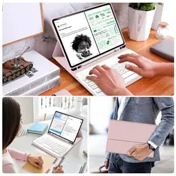 Чохол до планшета BeCover with keyboard Apple iPad Mini 6 2021 Pink (712990) - мініатюра 7