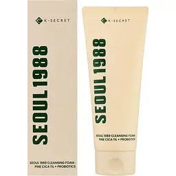Пінка для обличчя K-Secret Seoul 1988 Cleansing Foam Pine Cica 1% + Probiotics очищувальна з комплексом CICA та BHA 150 мл - мініатюра 2