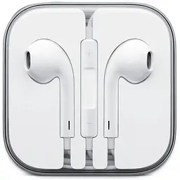 Дротова гарнітура Foxconn для iPhone 3.5 mm earpods md827 - мініатюра 2