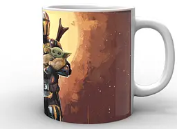 Кружка GeekLand Зоряні війни Мандалорець Мандалорець і Йода Star Wars The Mandalorian TM.04.04 - мініатюра 3