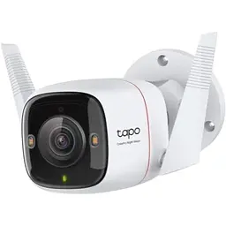 IP камера TP-Link Tapo C325WB, White, 4 Мп (2688x1520), 1/1.79" CMOS, H.264, f/1.0, Wi-Fi (2.4 GHz), угол огляду 127°, день / ніч, двосторонній аудіозв'язок, iOS, IP6