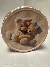 Печиво вершкове Jacobsens Bakery Cute Teddies металева банка персикова 150 г