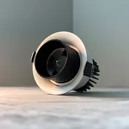 Вбудований світильник Skarlat RSL74331 10W WH+BK 3000K - мініатюра 6