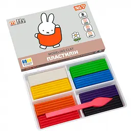 Пластилін Yes Miffy 8 кольорів 160 г (540717) - мініатюра 2