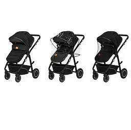 Універсальна коляска 3 в 1 Lionelo Bianka Black Onyx, чорний (LO-BIANKA 3IN1 BLACK ONYX) - мініатюра 3