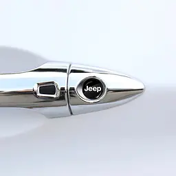 Наклейка з логотипом Jeep для автоключів d=15 мм Пластикова об'ємна (Завод) - мініатюра 5