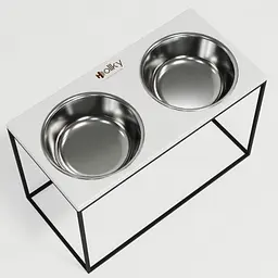 Hollky Base XXL40 — миски на підставці для дуже великих собак (2 × 2,8 л) - мініатюра 7