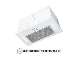 Витяжка Perfelli BI 5653 WH 1000 LED - мініатюра 7