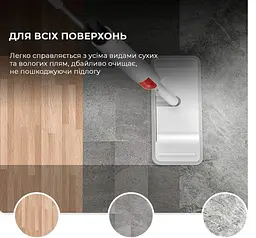 Швабра з розпилювачем Deerma Spray Mop White (TB500) - мініатюра 4
