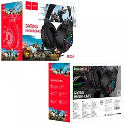 Комп'ютерні навушники Hoco ESD04 24pc з високою якістю звуку чорні (MAW-41565_558) - мініатюра 2