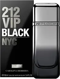 Оригінал Carolina Herrera 212 VIP Black Elixir 100 мл Парфумована вода - мініатюра 2