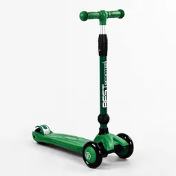 Самокат-велобіг 3 в 1 Best Scooter 32х14х61-75 см Зелений 000231687 - мініатюра 5