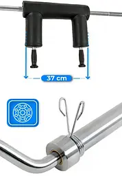 Гриф олімпійський для присідань Thunder 244/50 (SQUAT-BAR-224/50) - мініатюра 3