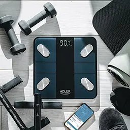 Підлогові ваги Adler AD 8186 Black Smart - мініатюра 6