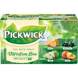 Чай чорний Pickwick Асорті зі шматочками фруктів 30 г (20 шт. х 1.5 г)