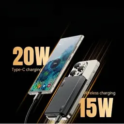Батарея універсальна Essager 10000mAh Shining magnetic 20W PD QC/3.0 (EDY1W-SY0G-Z) - мініатюра 9