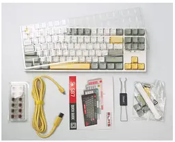 Клавиатура игровая механическая A4Tech S-87 Bloody White, BLMS Red Plus Switch, Eng/Rus/Укр - мініатюра 9