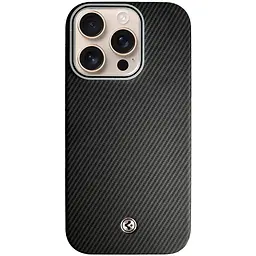 Чохол SGP PC+Leather with MagSafe для Apple iPhone 15 Pro (6.1) Carbon