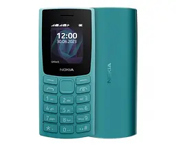 Телефон мобільний кнопковий Nokia 105 DS 2023 TA-1557 морська хвиля (1GF019CPG6C01) - мініатюра 4