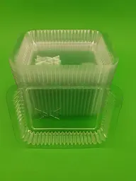 Кришка з PET-пластику для алюмінієвого контейнера SP44L, 100 шт, прямокутна для зберігання та доставки їжі, щільне прилягання