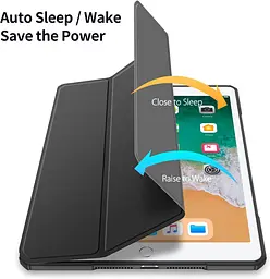 Чехол Dux Ducis Toby Smart Cover для Apple iPad 9.7 2017/2018 Black - миниатюра 2