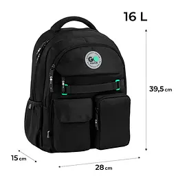Рюкзак GoPack Education 183 чорний (GO26-183M-3) - мініатюра 2