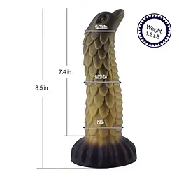 Фалоімітатор Hismith 8.5″ Squama Beast Silicone Dildo Monster Series KlicLok для секс-машин - мініатюра 2