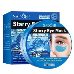 Патчи під очі зволожувальні Sadoer Hyaluronic Acid Collagen з колагеном, 60 шт.