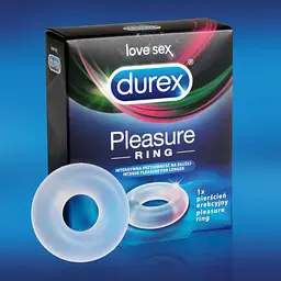 Ерекційне кільце Durex Pleasure Ring (прозорий) - мініатюра 2