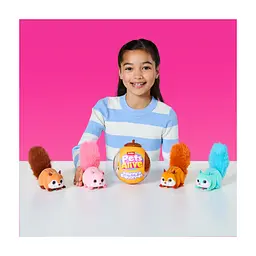 Інтерактивна іграшка Pets & Robo Alive Pets alive S1 Білочка рожевий (9565B) - мініатюра 6