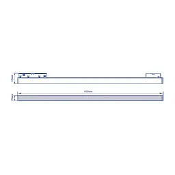 Світлодіодний магнітний трековий світильник Feron MGN302, 24W 4000К чорний (41942) - мініатюра 3