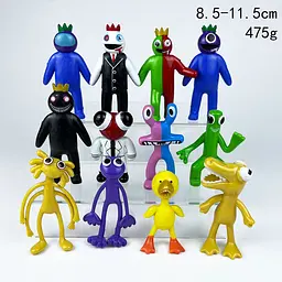 Колекційний набір фігурок Райдужні друзі 12 шт Roblox Rainbow Friends - мініатюра 2
