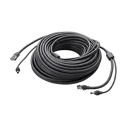 Кабель живлення та передачі даних 2 в 1 DC+Ethernet для Starlink Mini з перехідником Type-C 23м (73-01021)