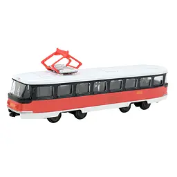 Іграшка Трамвай АВТОПРОМ 6411ABD Біло-червоний shop (6988600091113)