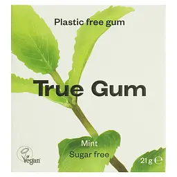 Жувальна гумка True Gum зі смаком м'яти без цукру 21 г