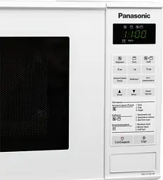 Мікрохвильова піч Panasonic 20л 800Вт гриль дисплей білий - мініатюра 2